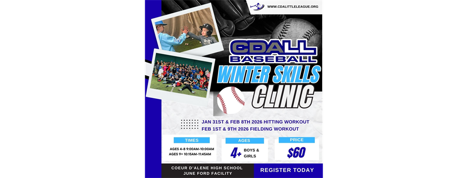 Winter Skills 2026 Registration OPEN NOW!